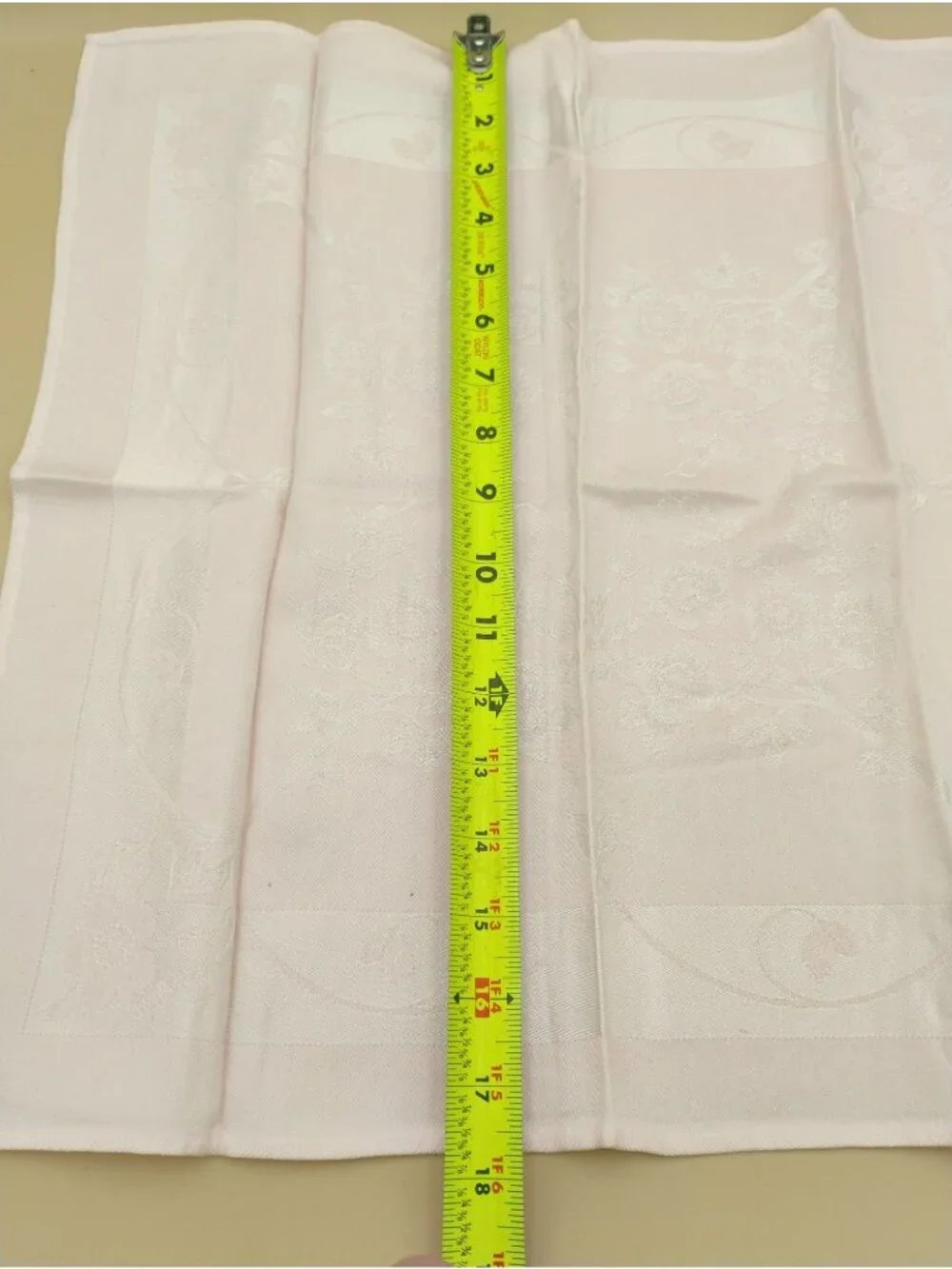 Vintage Pink Damask Floral Tablecloth 60